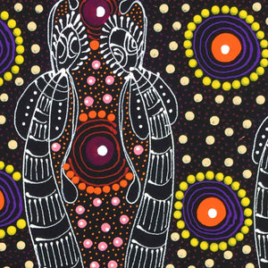 Dreamtime Sisters by Colleen Wallace Nungari (SOLD)