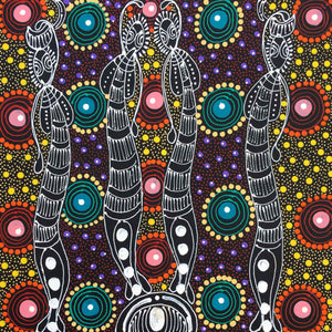 Dreamtime Sisters by Colleen Wallace Nungari (SOLD)