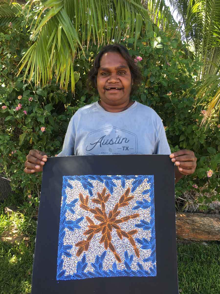 Ntyeny Ngkwarl by Loretta Jones Petyarre (SOLD)