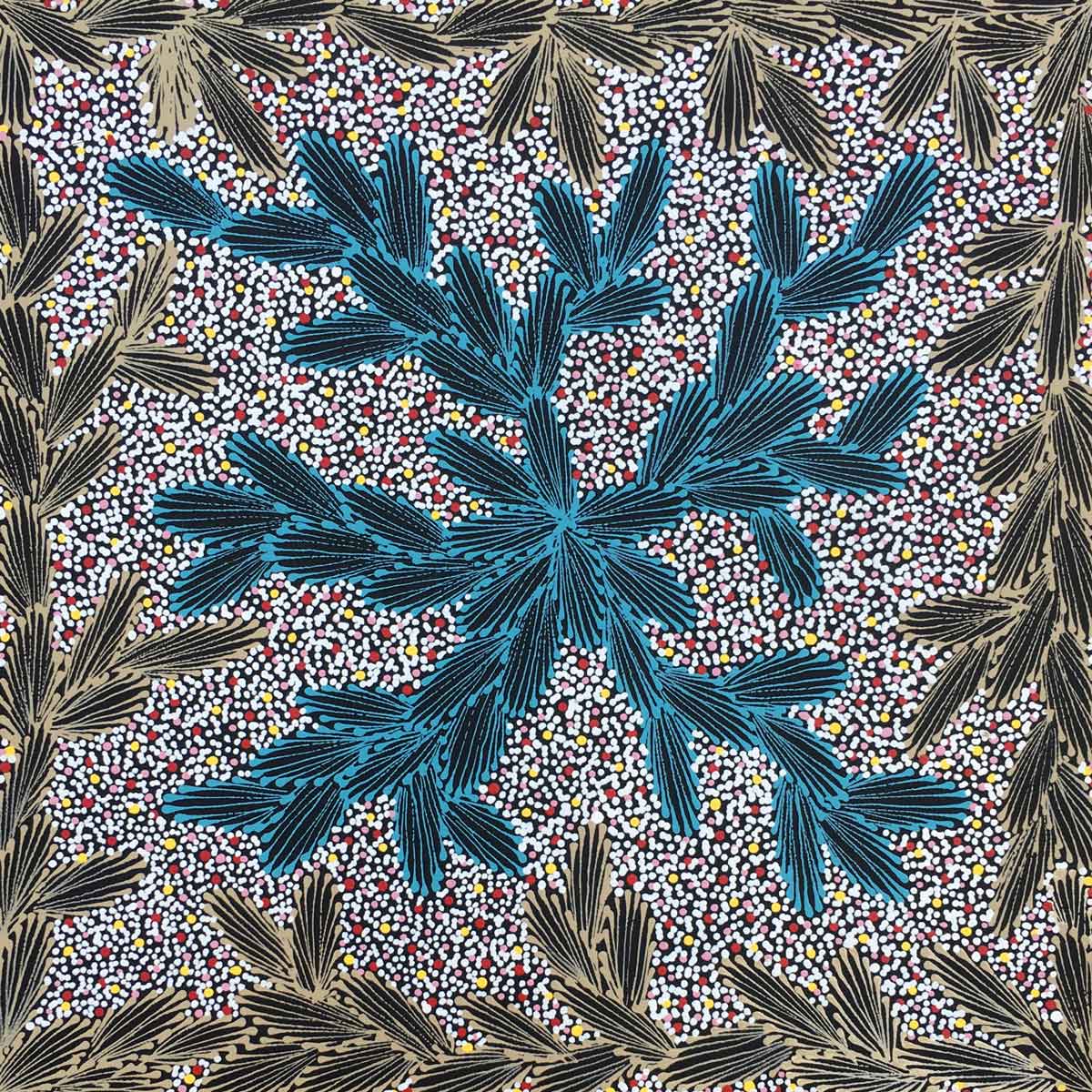 Ntyeny Ngkwarl by Loretta Jones Petyarre. Australian Aboriginal Art.
