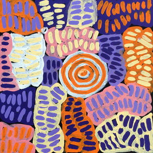 My Mother's Country by Betty Mbitjana. Australian Aboriginal Art.