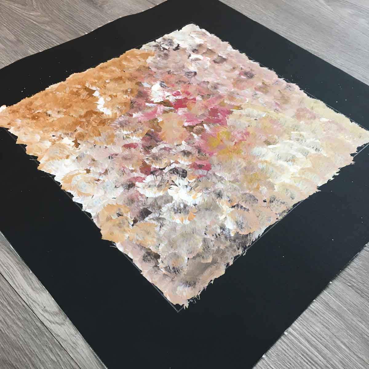 Bush Flowers by Belinda Golder Kngwarreye (SOLD)
