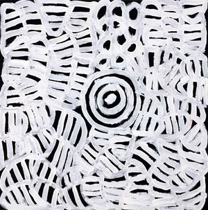 My Mother's Country by Betty Mbitjana. Australian Aboriginal Art.