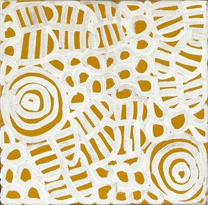 My Mother's Country by Betty Mbitjana | Stretched. Australian Aboriginal Art.