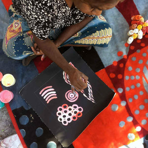 Bush Yam Story von Janet Golder Kngwarreye (VERKAUFT)