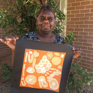 Pencil Yam by Janet Golder Kngwarreye (SOLD)