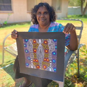 Dreamtime Sisters von Colleen Wallace Nungari | Gestreckt (VERKAUFT)