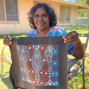 Dreamtime Sisters von Colleen Wallace Nungari | Gestreckt (VERKAUFT)