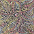 Pencil Yam Flower by Dulcie Long Pwerle. Australian Aboriginal Art.