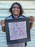 Pencil Yam Flower by Dulcie Pwerle Long | Stretched (SOLD)