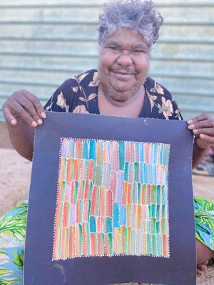 Desert Yam by Jeannie Mills Pwerle  (SOLD)