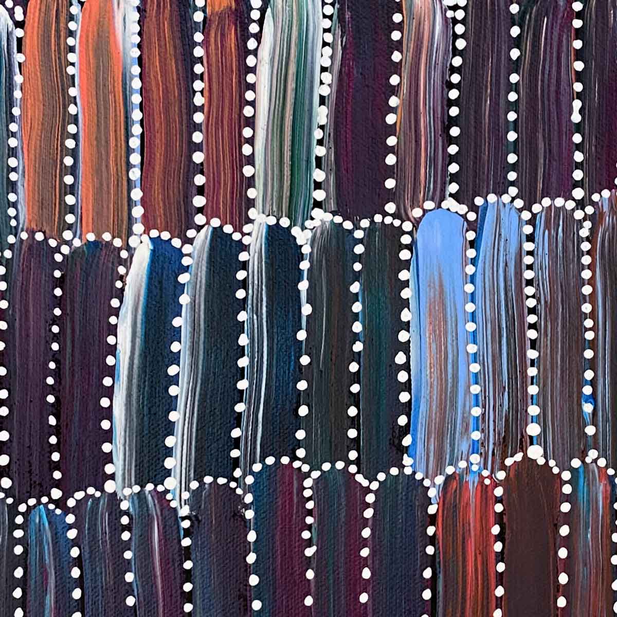 Desert Yam by Jeannie Mills Pwerle | STRETCHED (SOLD)