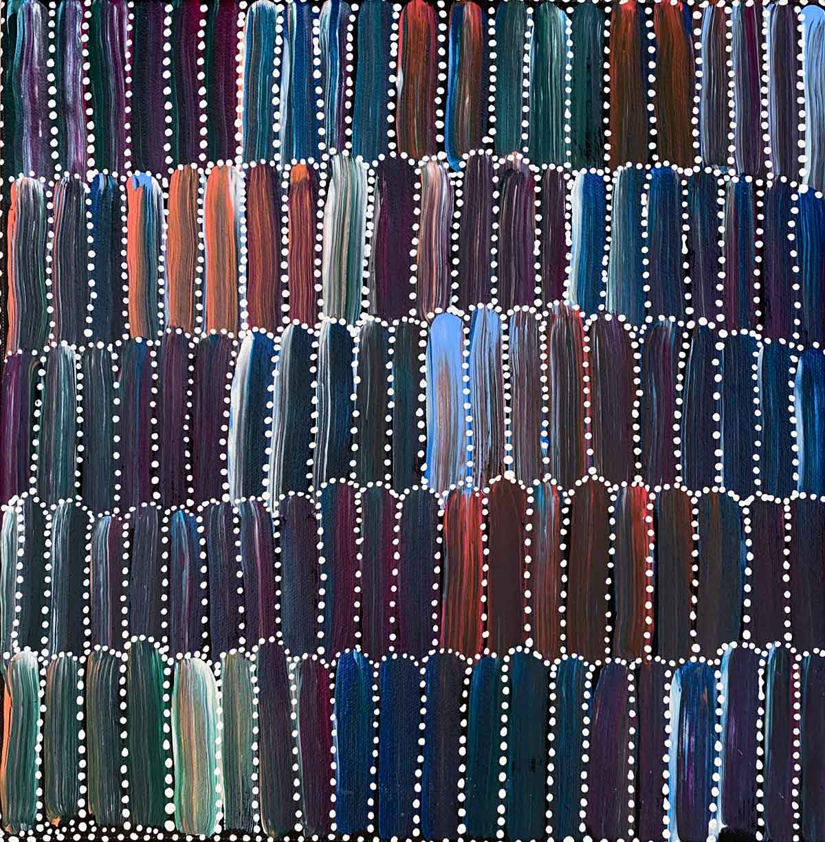 Desert Yam by Jeannie Mills Pwerle | STRETCHED (SOLD)