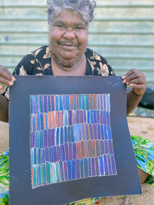 Desert Yam von Jeannie Mills Pwerle | GESTRECKT (VERKAUFT)