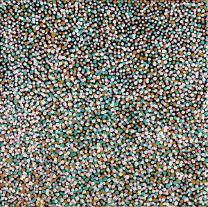 Pencil Yam Seed by Bessie Petyarre | Stretched. Australian Aboriginal Art.