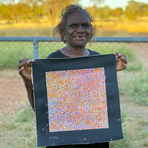 Pencil Yam Seed by Bessie Petyarre (SOLD)