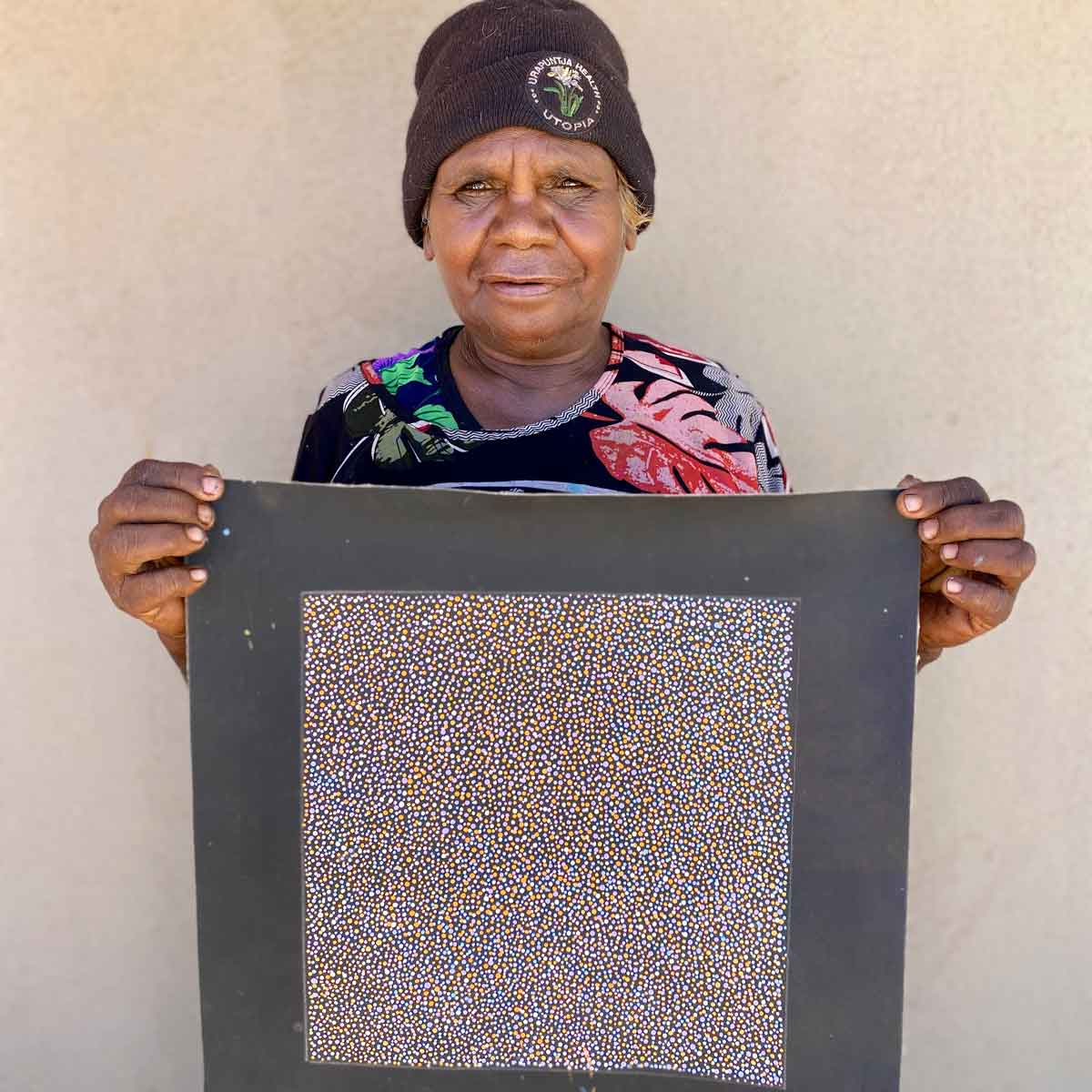 Pencil Yam Seed by Josie Kunoth Petyarre (SOLD)