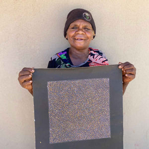 Pencil Yam Seed by Josie Kunoth Petyarre (SOLD)