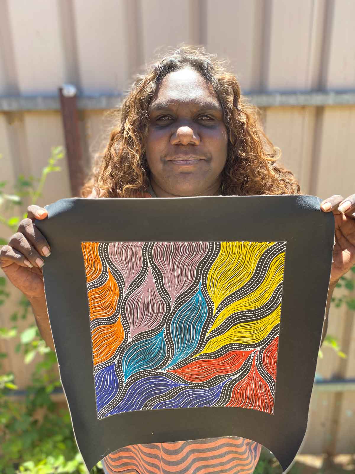 Bleistift Yam Story von Delvine Petyarre | Gestreckt (VERKAUFT)