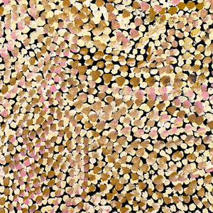 Kame (Pencil Yam Seed) by Judy Purvis Kngwarreye | Stretched (SOLD)