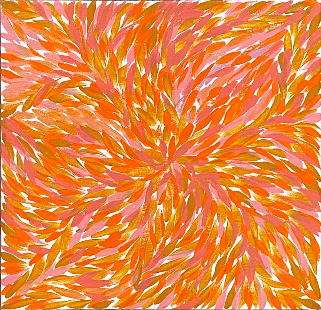 Bush Medicine Leaves by Jeannie Petyarre | Stretched (SOLD)