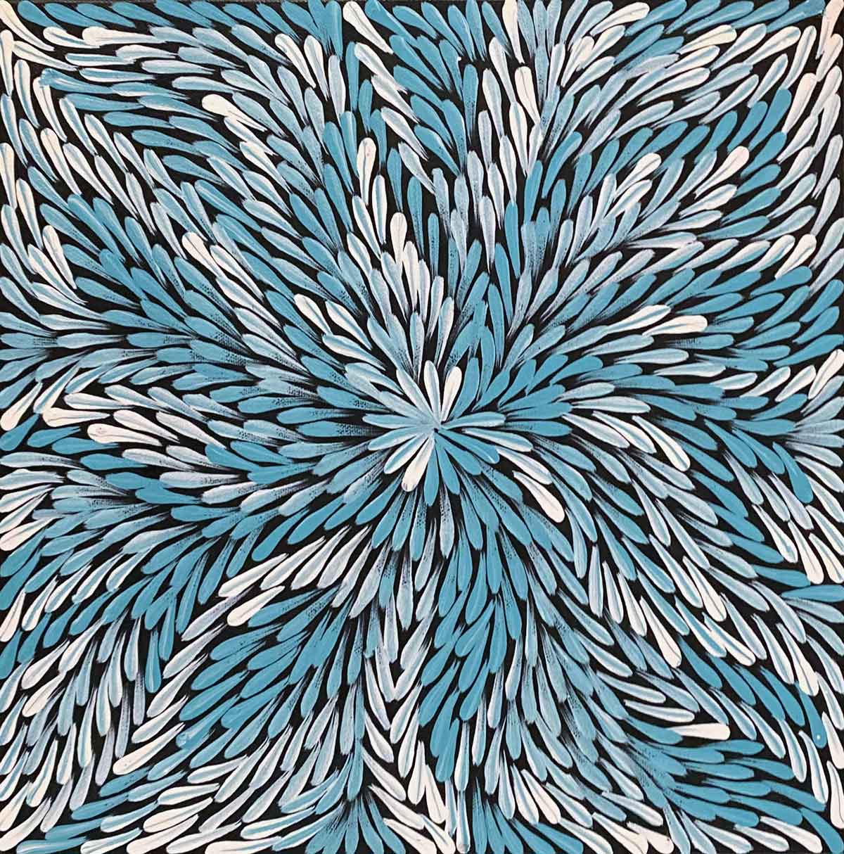 Yam Flower by Dulcie Pwerle | Stretched