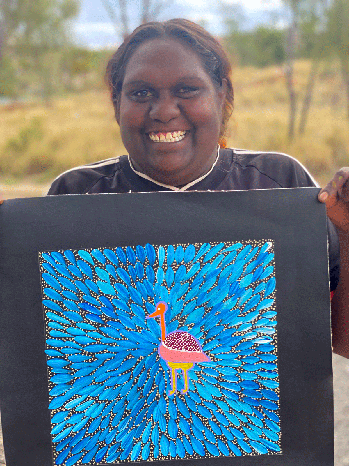 Buschmedizin und Buschtruthahn von Nakita Inkamala | Gestreckt