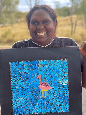 Bush medicine and bush turkey by Nakita Inkamala | Stretched