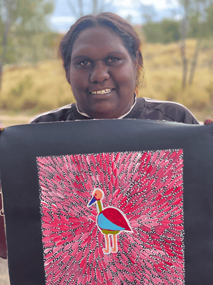 Bush medicine and bush turkey by Nakita Inkamala | Stretched