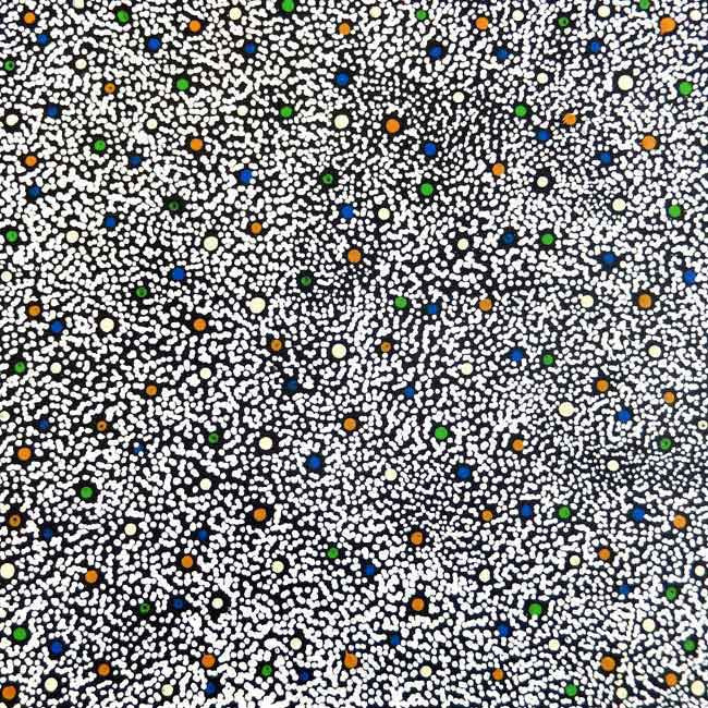 Anwekety (Conkerberry) by Elizabeth Mpetyane, 30cm x 30cm. Aboriginal Painting. #AboriginalArt #UtopiaLane