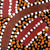 Ahakeye (Bush Plum) Dreaming by Lindsay Bird Mpetyane by Lindsay Bird Mpetyane, 30cm x 30cm. Australian Aboriginal Art.