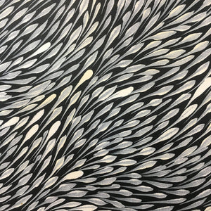 Wild Flowers by Sacha Long Petyarre by Sacha Long Petyarre, 90cm x 90cm. Australian Aboriginal Art.