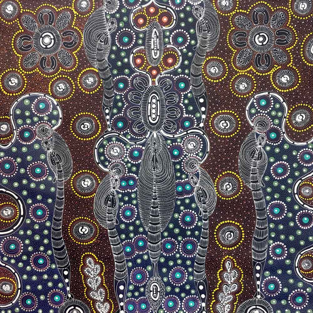 Dreamtime Sisters by Colleen Wallace Nungari (SOLD)