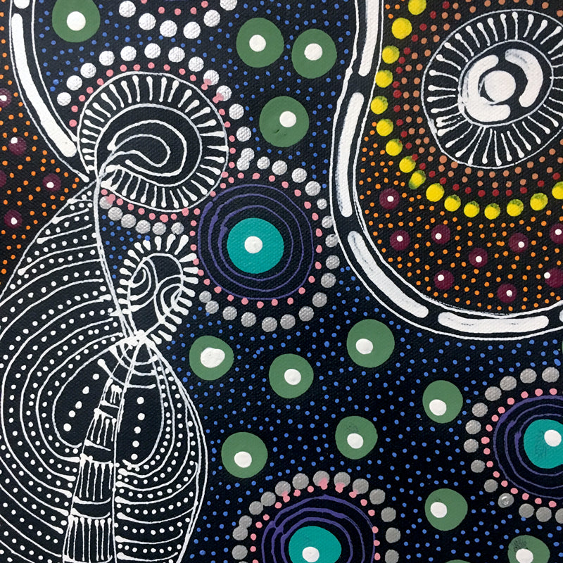Dreamtime Sisters by Colleen Wallace Nungari (SOLD)