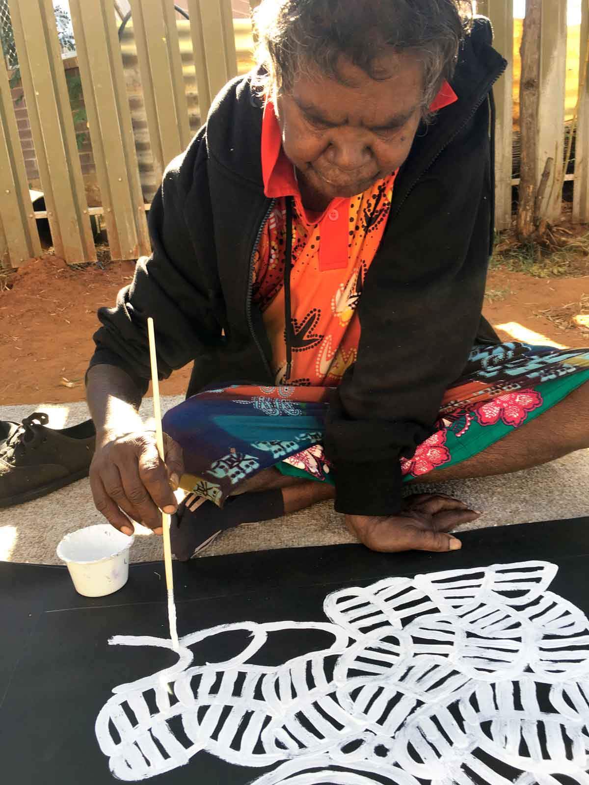 My Mother's Country by Betty Mbitjana (SOLD)