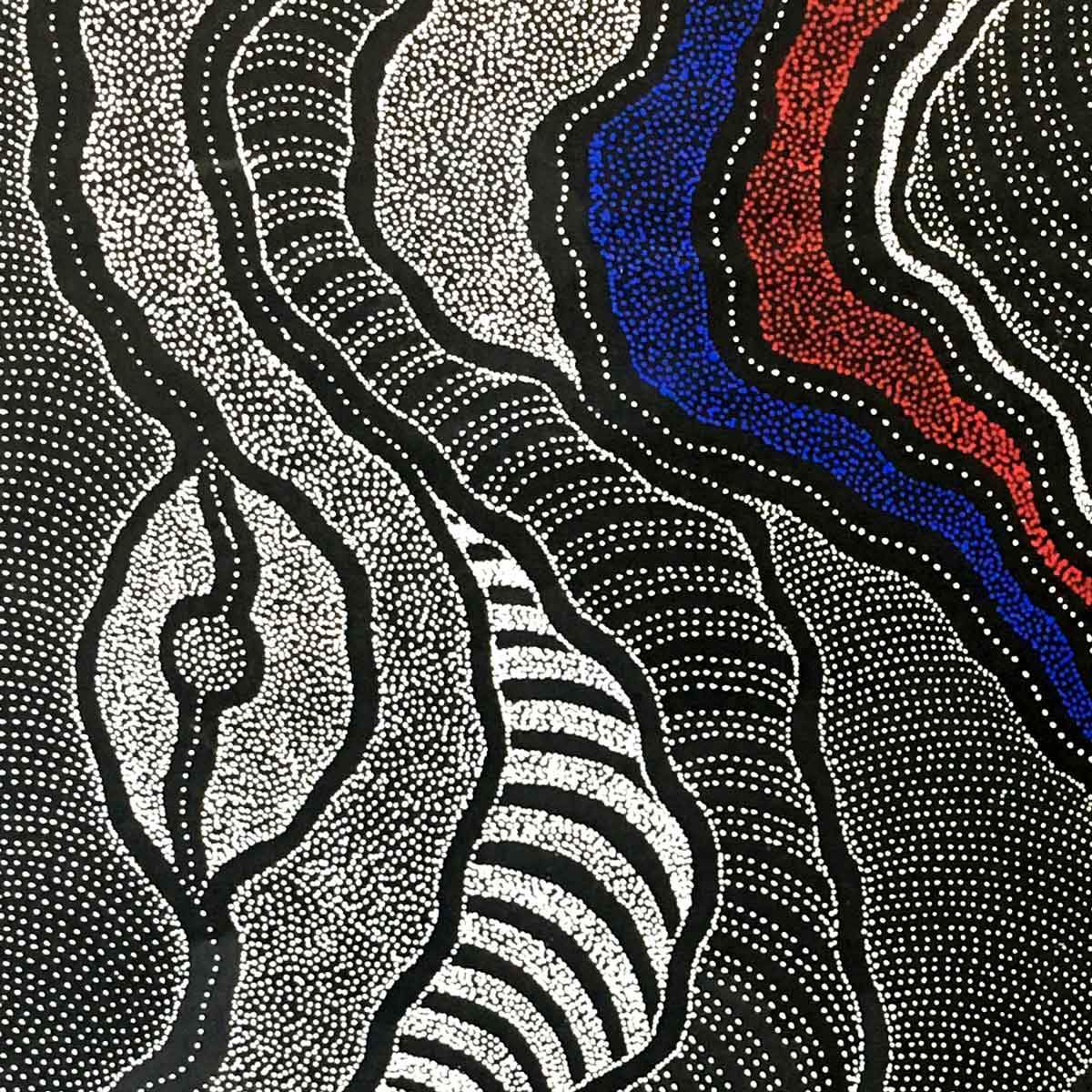 My Country by Delvine Petyarre. Australian Aboriginal Art.