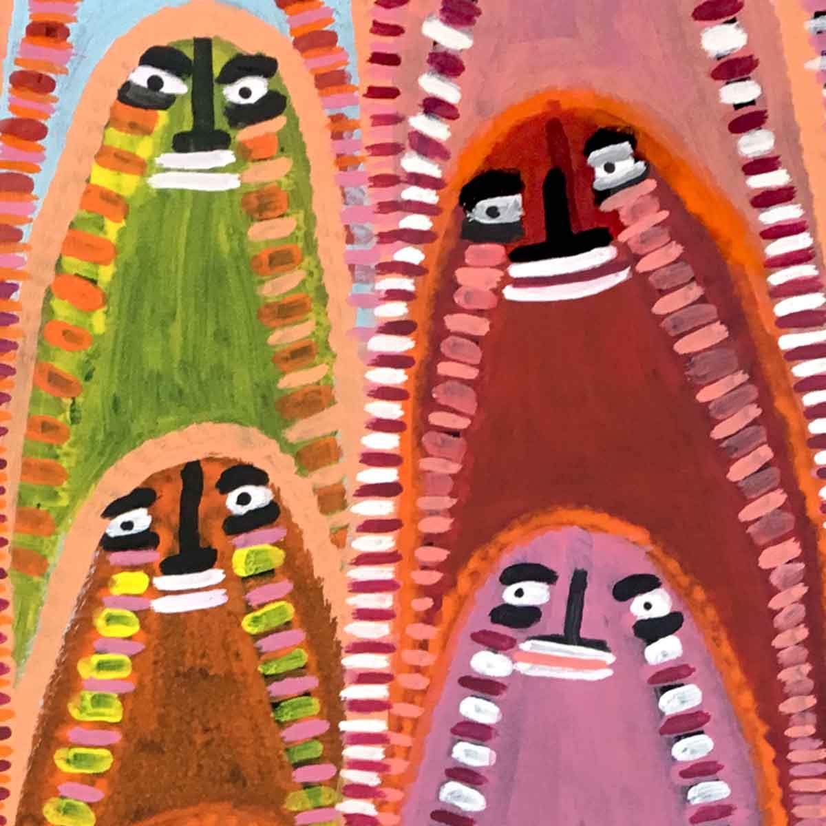 Atham-areny Story by Angelina Ngale, Australian Aboriginal Art 