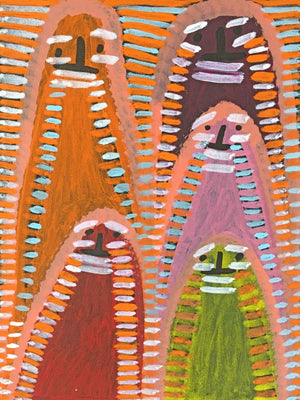 Atham-areny Story by Angelina Ngale. Australian Aboriginal Art.
