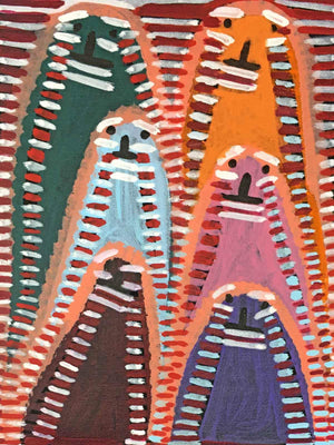 Atham-areny Story by Angelina Ngale. Australian Aboriginal Art.
