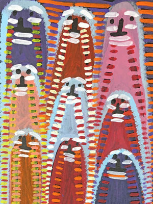 Atham-areny Story by Angelina Ngale. Australian Aboriginal Art.