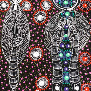 Dreamtime Sisters by Colleen Wallace Nungari (SOLD)
