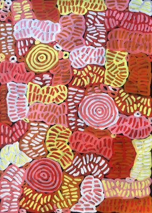 My Mother's Country by Betty Mbitjana. Australian Aboriginal Art.