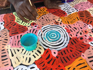 My Mother's Country by Betty Mbitjana (SOLD)