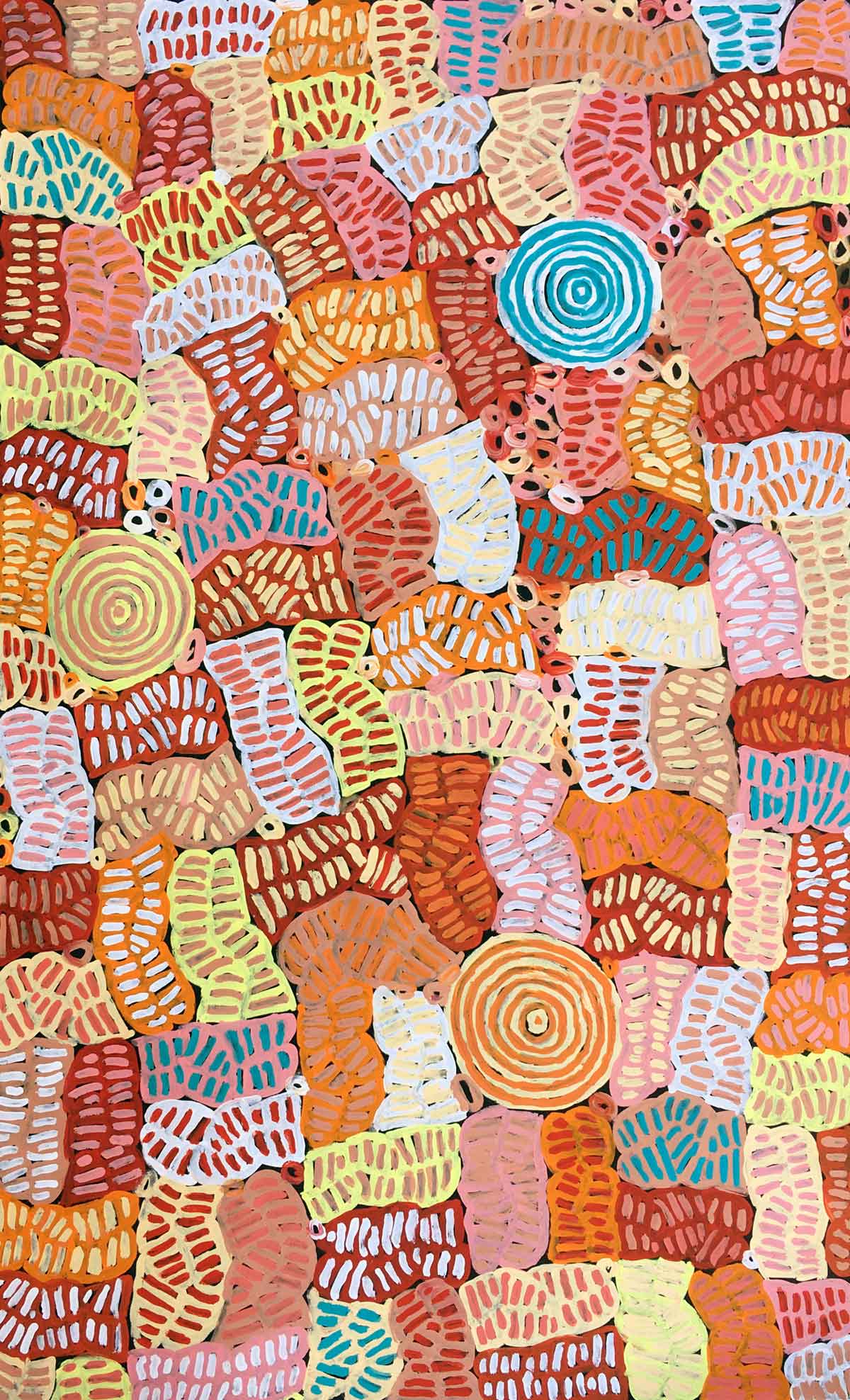 My Mother's Country by Betty Mbitjana (SOLD)