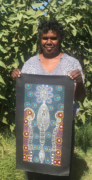 Dreamtime Sisters by Colleen Wallace Nungari (SOLD)