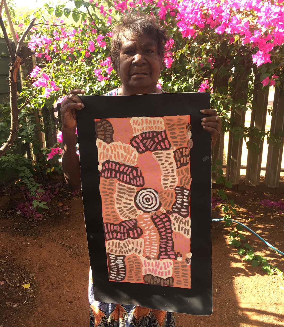 My Mother's Country by Betty Mbitjana (SOLD)