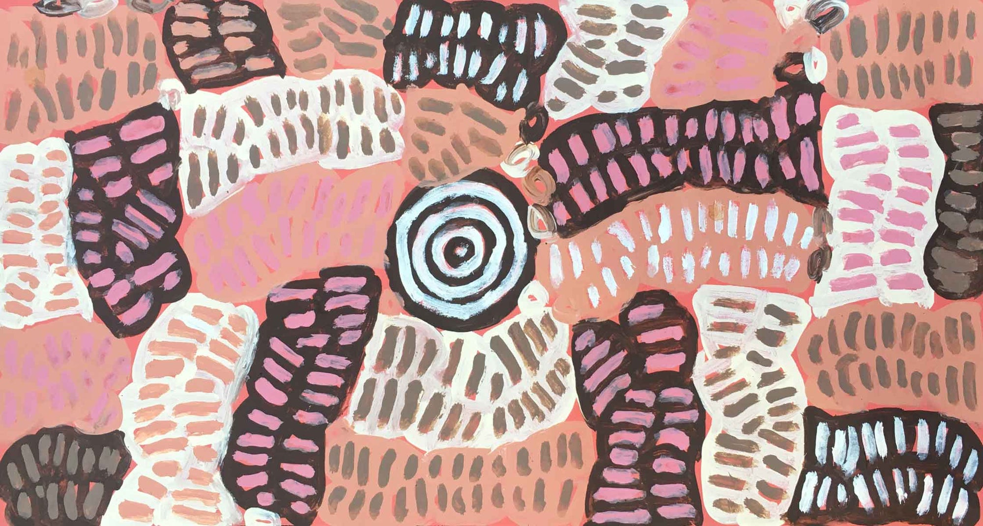 My Mother's Country by Betty Mbitjana (SOLD)