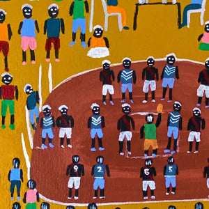 Bush Football by Dinny Kunoth Kemarre (SOLD)