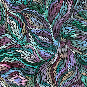 Yamswurzelblatt von Dulcie Long Pwerle (VERKAUFT)