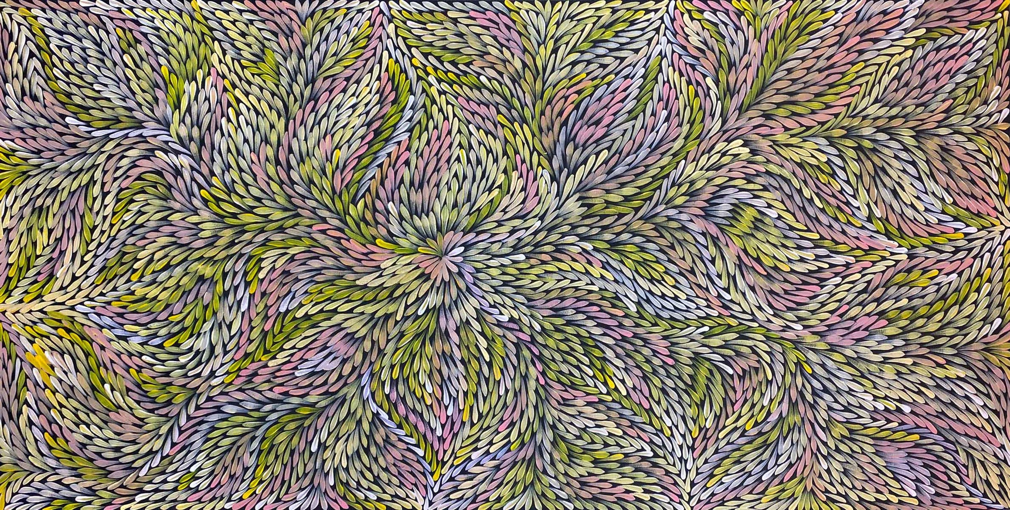 Pencil Yam Flower by Dulcie Pwerle Long (SOLD)